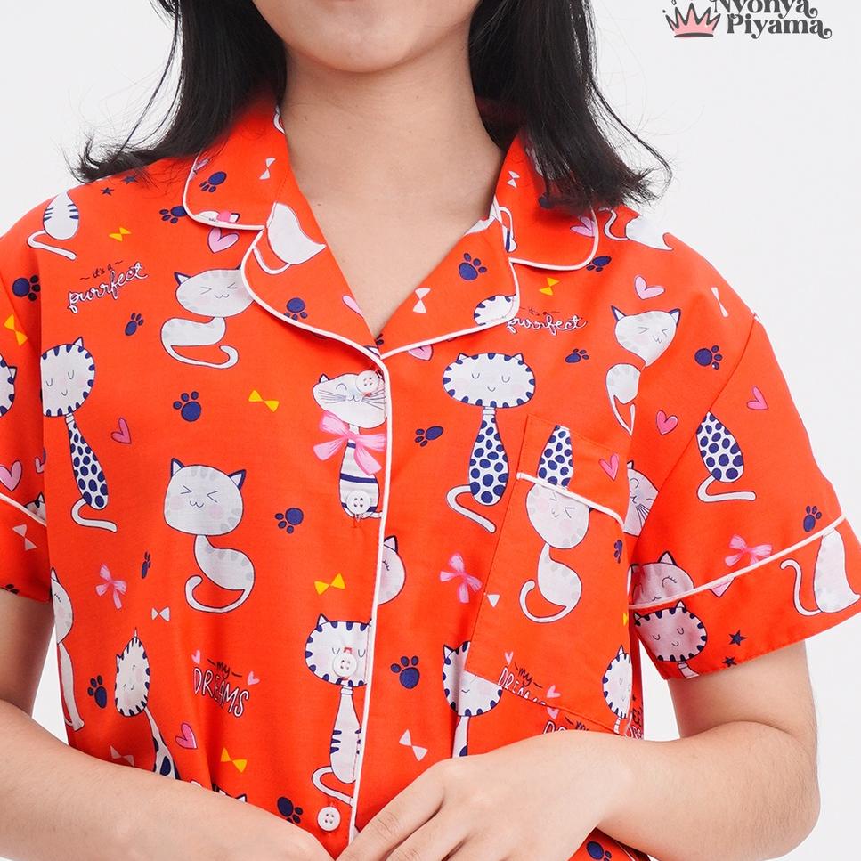 ▼ Nyonya Piyama Katun Set Piyama (Mika Classic) ✽