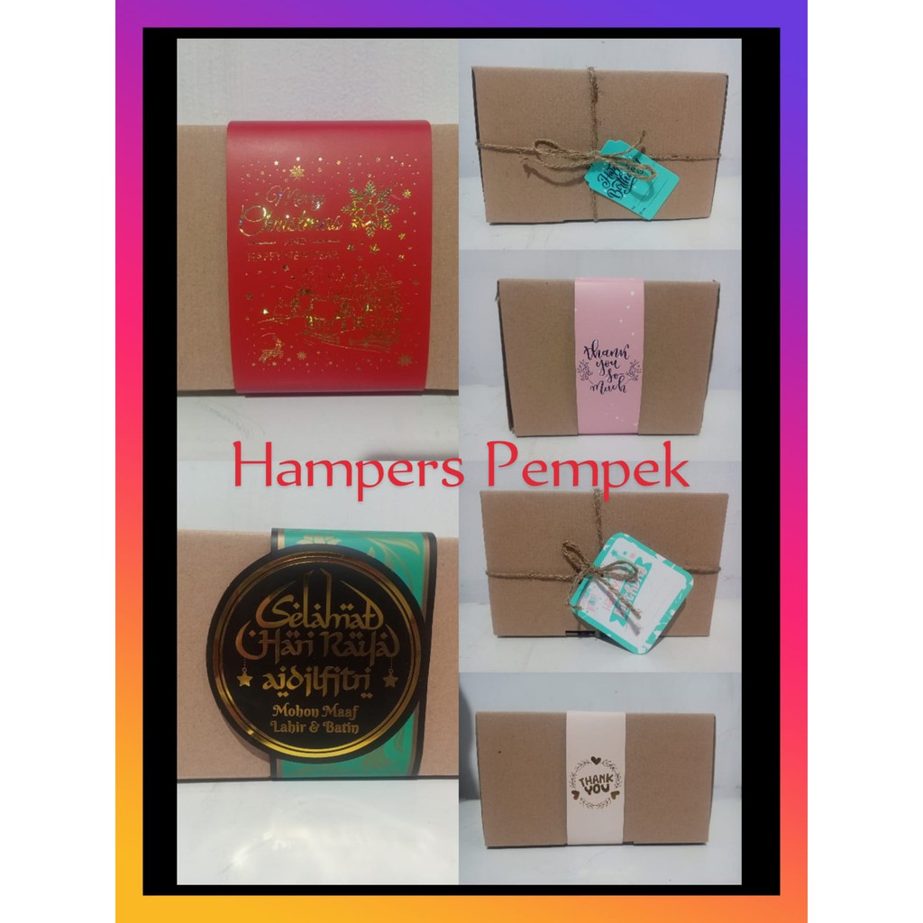 

Hampers Pempek Acara Ulang Tahun / Natal / Idul Fitri / Imlek dll