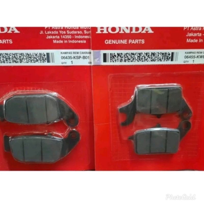 Kampas rem depan belakang Supra GTR 150/Sonic 150