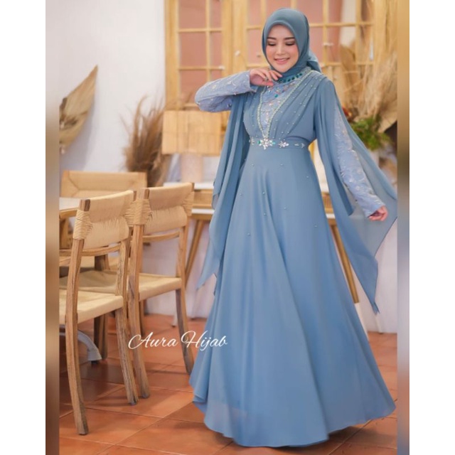 baju pesta rihanna vol 4 by aura hijab