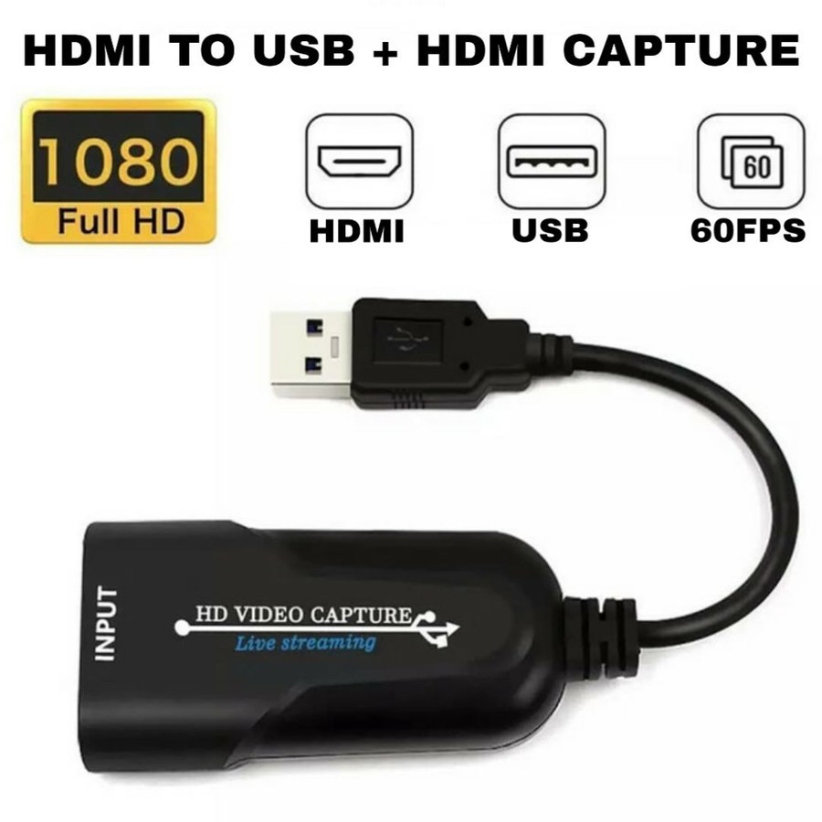 G6 Mini Video Card Capture Grabber multimedia kabel Full HD 60fps USB 3.0