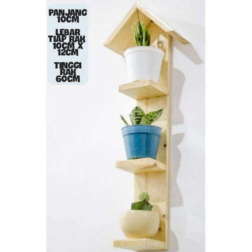 Rak bunga / rak bunga dinding / rak bunga kaktus / rak dinding