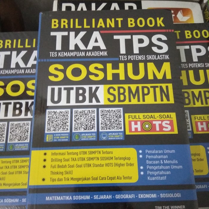 

❤BISA COD❤ SOSHUM UTBK SBMPTN TKA+TPS 2021 By Brilliant Book