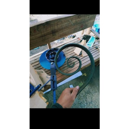 alat penekuk besi/ bending besi ornamen motif mawar