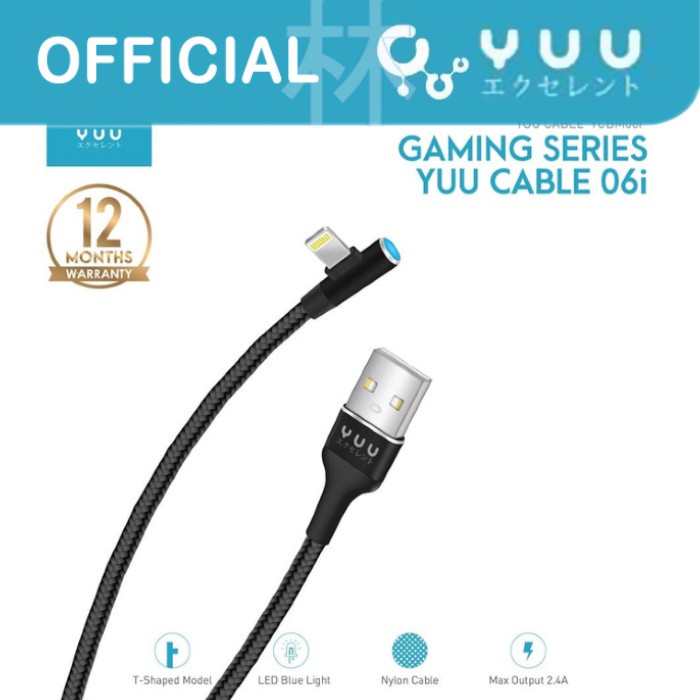 Yuu YCBM06i Data Cable Lightning Gaming Series