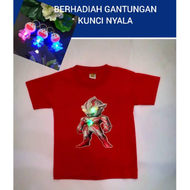 KAOS ANAK COWOK 2 LED ULTRAMAN/BAJU ANAK/FASHION ANAK