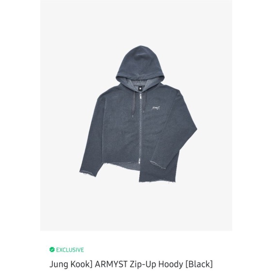 [DP - CHAT DULU - JUNGKOOK ARMYST ZIP-UP HOODIE]