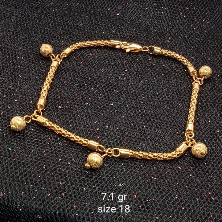 Gelang Emas 17K - 7.1 gr Kadar 750 - 1215