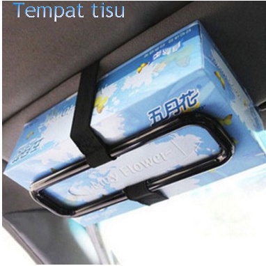 (Stok, Dikirim dari Jakarta) Perlengkapan Mobil Sun Visor Tempat Tisu Tempat Dudukan Belakang Kotak Tisu Penutup Interior Mobil Gantung Tempat Kotak Tisu Kendaraan Tempat Tisu Mobil