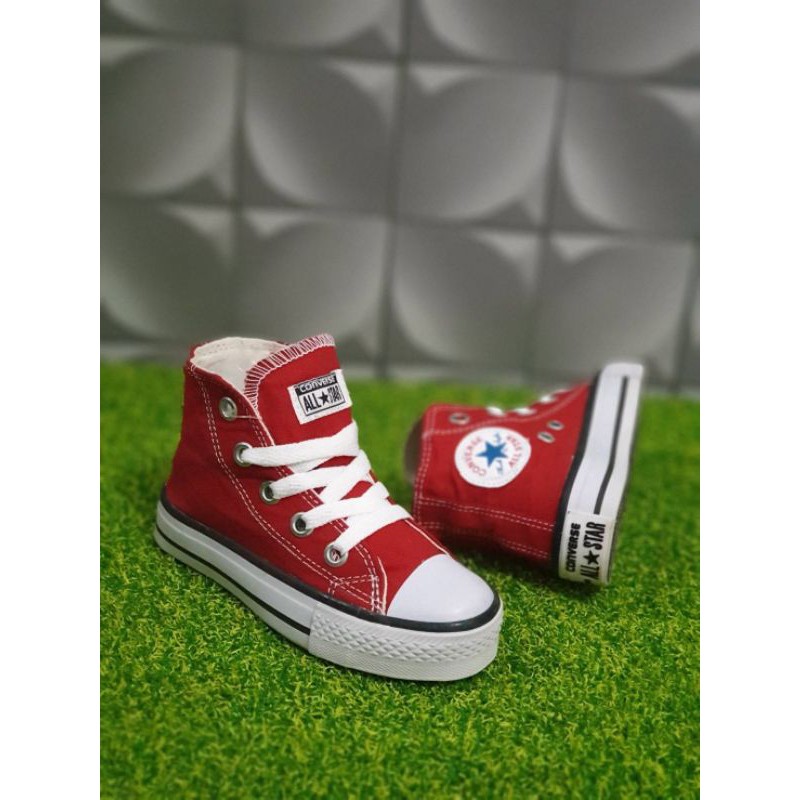 SEPATU CONVERSE ANAK MURAH PREMIUM QUALITY CONVERSE TINGGI ANAK HITAM