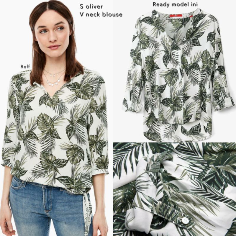 S ol*ver sleeves blouse