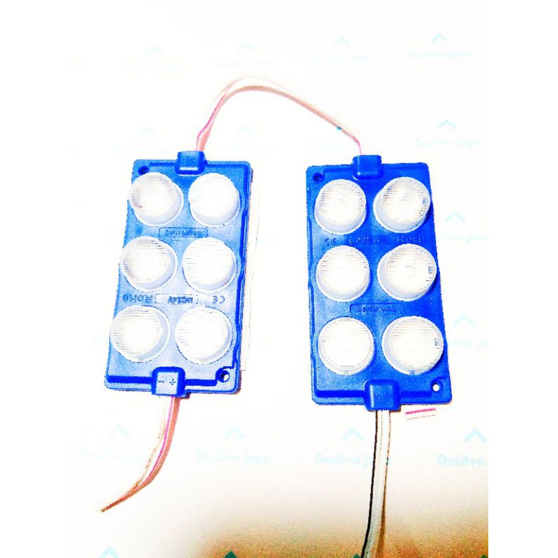 LAMPU LED 6 MATA KOTAK 24 VOLT  ECER