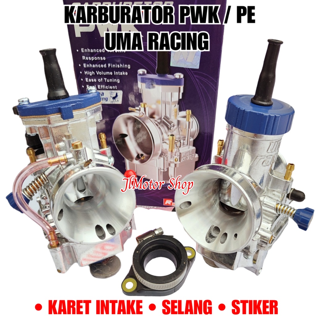 KARBURATOR KARBU PE 28 PWK 28 30 32 UMA RACING ORIGINAL - CARBURETOR KARBU UMA RACING PE28 PWK 28 30 32 MM PWK28 PWK30 PWK32 ORIGINAL