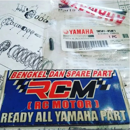 SPRING COMPRESSION  PER DI PLAT KOPLING KAMPAS FIZR VEGA R JUPITER Z ORI ORIGINAL YAMAHA 90501-050F1