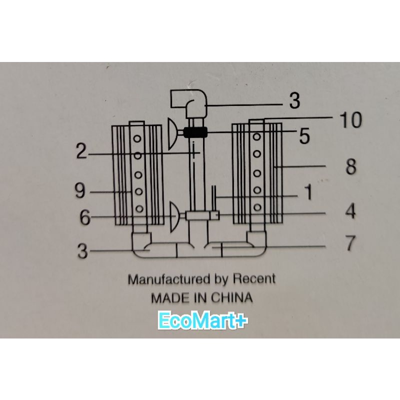 Recent AA2821BSF Aquarium Bio Sponge Filter