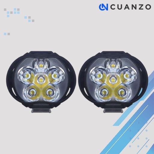 Lampu Tembak Motor LED High Beam 1000 Lumens 2 PCS / Lampu Tembak Sorot Motor LED Cree 3 Mata Owl Ultrafire Anti Air Super Terang / Foglamp Lampu Tembak Anti Kabut L6x L4x Motor Matic Trill Mobil / Lampu Tembak Motor Anti Kabut Jarak Jauh Murah Original