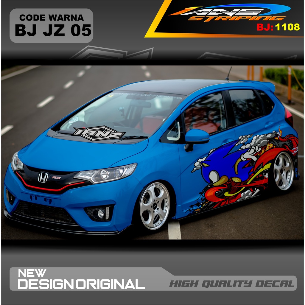 DECAL STIKER MOBIL JAZZ / STIKER MOBIL BRIO / DECAL STIKER MOBIL SWIFT / STIKER MOBIL TOYOTA / DECAL STICKER MOBIL / STIKER YARIS AYLA