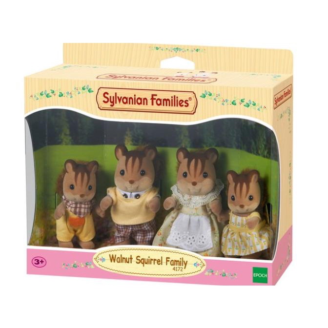 SYLVANIAN FAMILIES WALNUT SQUIRREL FAMILY Lc