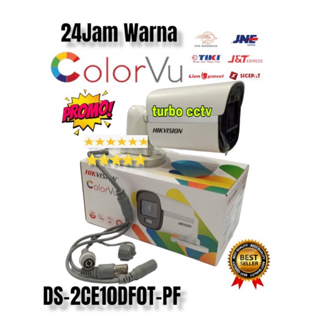 DS-2CE10DFOT-PF - HIKVISION TURBO HD CAMERA 2MP COLORVU