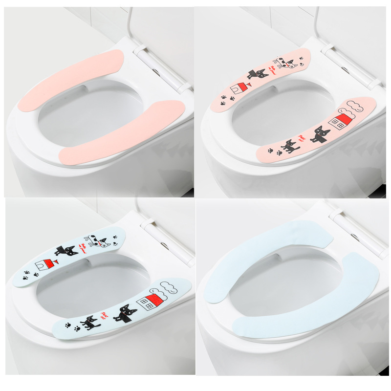 Stiker Dudukan Toilet Tahan Air Dengan Perekat