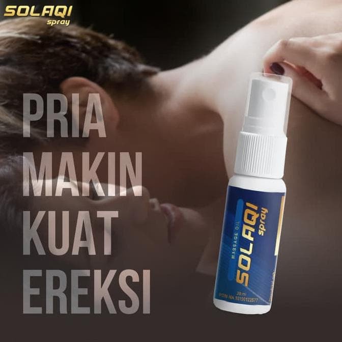 Solaqi Spray Herbal 100% Asli bpom/SPRAY SOLAQI FOR MAN Herbal oles original