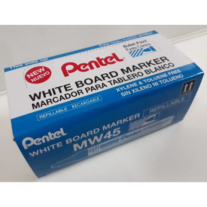 

Lucu Spidol Pentel Boardmarker Mw45 - Biru (Pack 12 Pcs) Terbatas