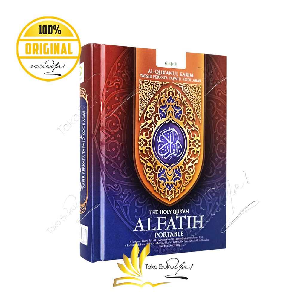 Al Quran Al Fatih B6 HC Portable Tafsir Perkata Tajwid Kode Arab