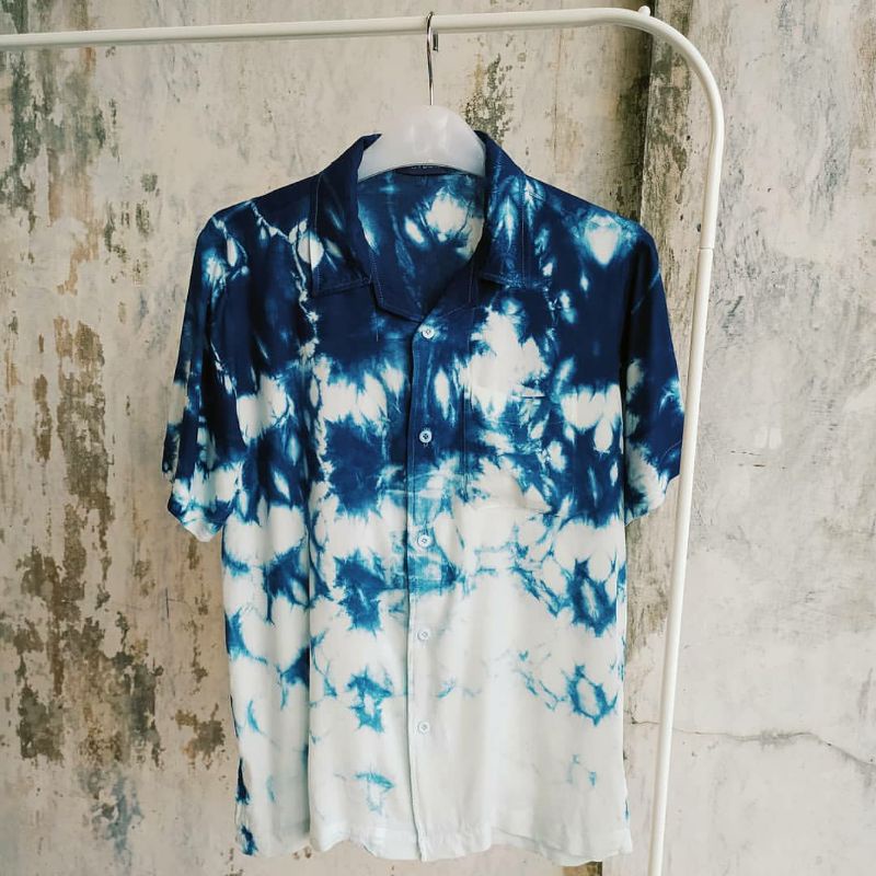 kemeja shibori