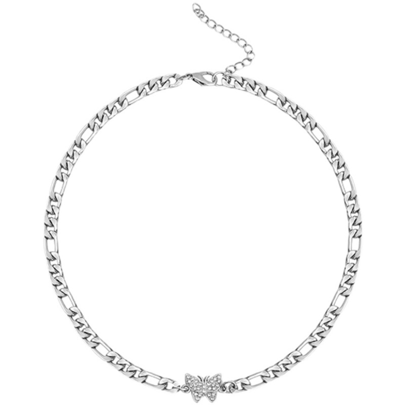 Butterfly Kalung choker Rantai Klavikula Desain Kupu-Kupu Untuk Wanita