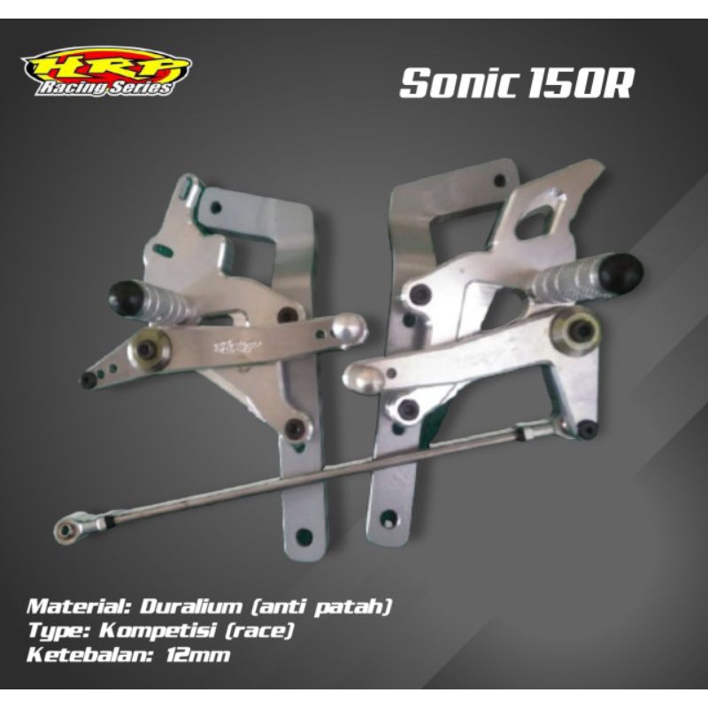 Footstep underbone hrp racing anti patah untuk yamaha mx king honda sonic 150 step congkel roadrace