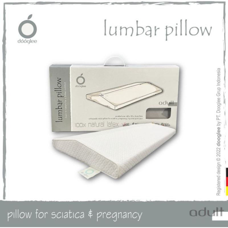 Lumbar Pillow by Dooglee bantal teraphy saraf kejepit