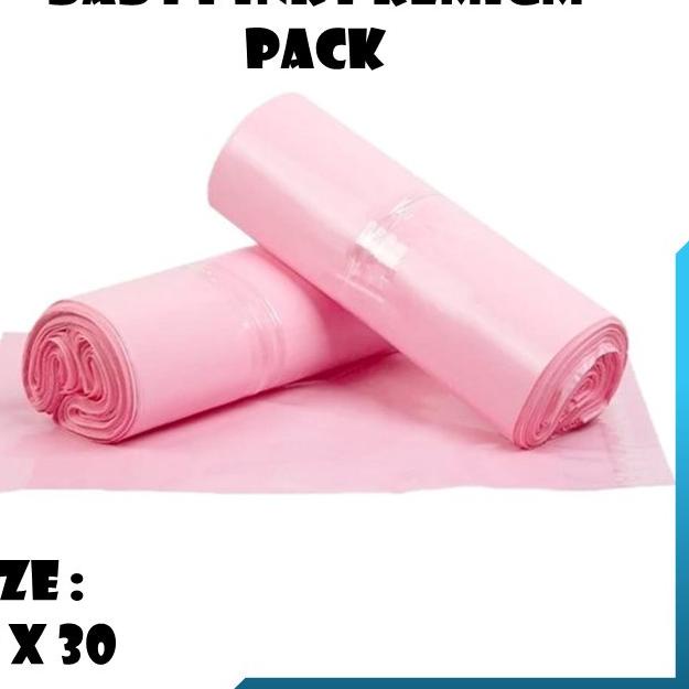

Special PLASTIK POLYMAILER BABY PINK TEBAL Kantong Amplop Packing Olshop Warna Perekat Polimailer 원