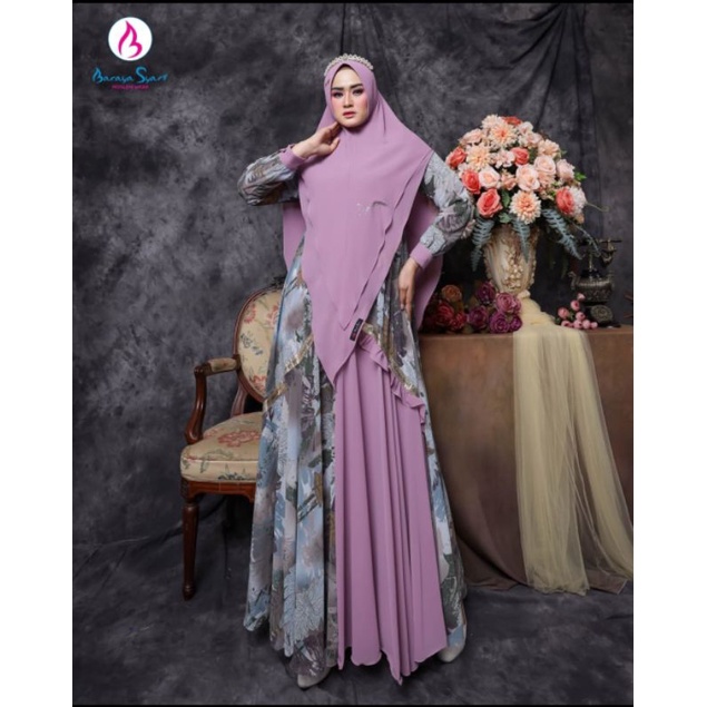 BARAYA SYARI PREMIUM ORIGINAL MOTIF TERBARU GAMIS BRANDED ORIGINAL