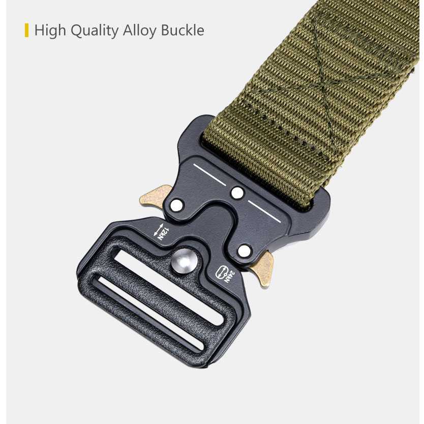 Ikat Pinggang Pria Nylon Canvas Gesper Tactical Army Military Sabuk Anti Metal Detector Rhodey Tali Ikat Pinggang Canvas Military Tactical 125cm sabuk tali gesper Ikat Pinggang Pria Canvas Tactical Military Belt Sabuk Pria cowok boy