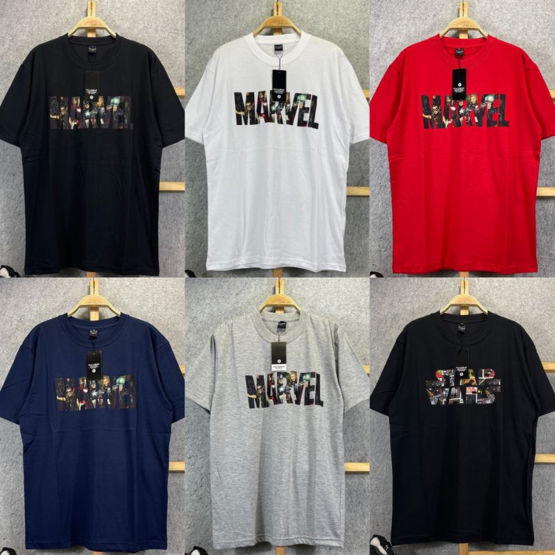 Kaos Pull & bear MARVELL / kaos branded distro pria wanita / kaos marvel / kaos pull and bear