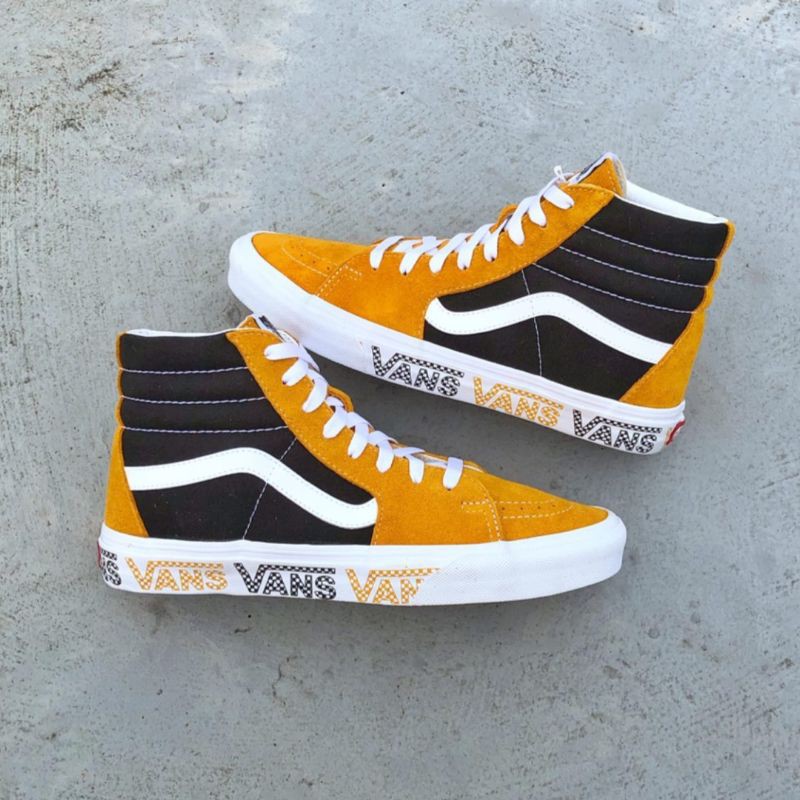

Vane Sk8-Hi (Logo Check) • Colour : Sunflower / Black