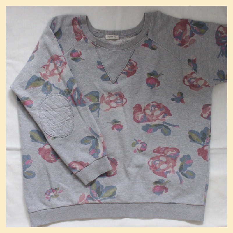 Flower Grey Crewneck