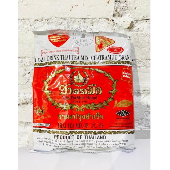 

[ COD ] ThaiTea Chatramue Thaitea mix asal Thailand 400gr PROMO Kode 1241