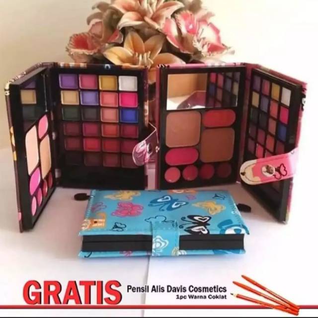 Eyeshadow Dompet Pallet Besar -  Eyeshadow Maybelline / Gratis Pensil Alis Viva