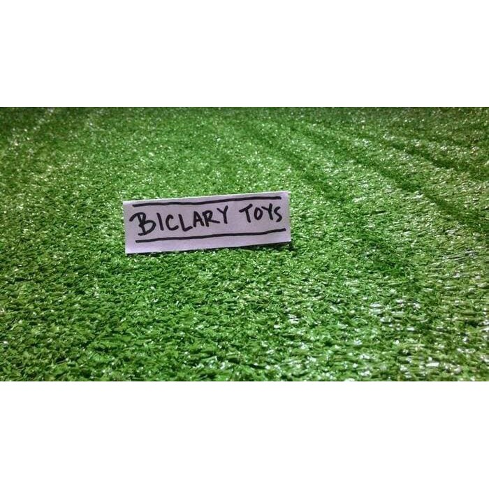 Bahan Maket Miniatur Diorama Karpet Rumput Sintetis Plastik 50X50