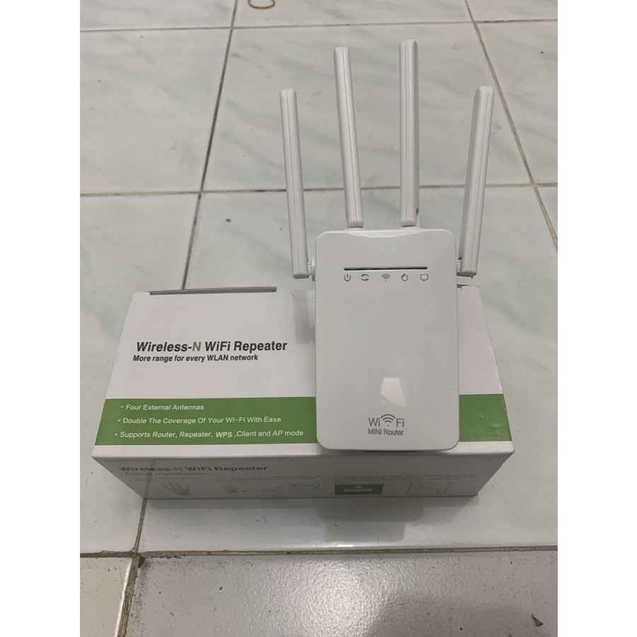 Wireless Wifi Range Extender Router Repeater 300Mbps 4 Antena