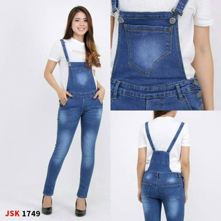 FASHION CEWEK  TERBARU OVERALL BAJU KODOK  Overall Jeans 