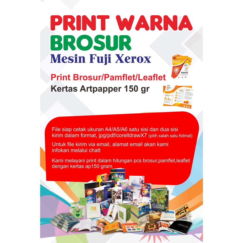 

Cetak Brosur / Cetak Poster / Cetak Pamflet / Cetak Leaflet / Artpapper