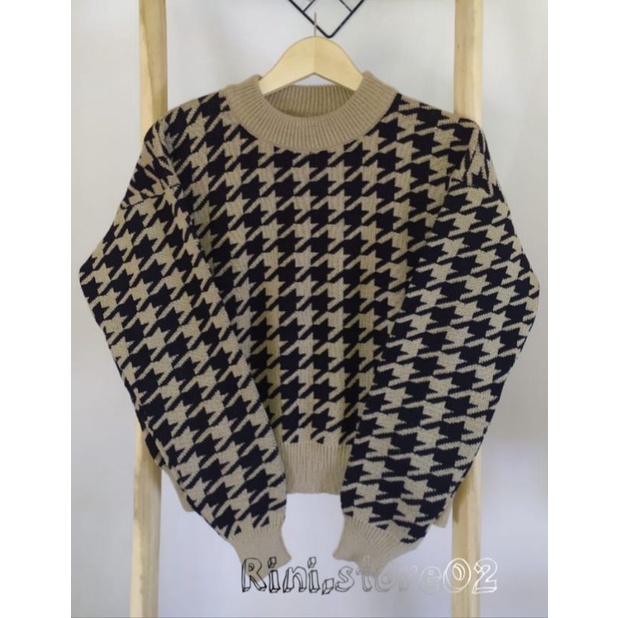 SWEATER RAJUT CEWEK/WANITA OVERSIZE IMFOR