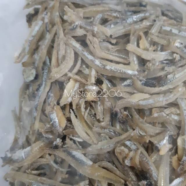 Ikan Teri Kupas 250gr / Belah / Tanpa Kepala Siap Goreng - Kalimantan