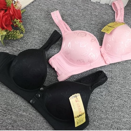 BRA / BH WANITA  2108 BUSA SEDANG BUKAAN DEPAN KAIN LEMBUT TANPA KAWAT SIZE 32-36