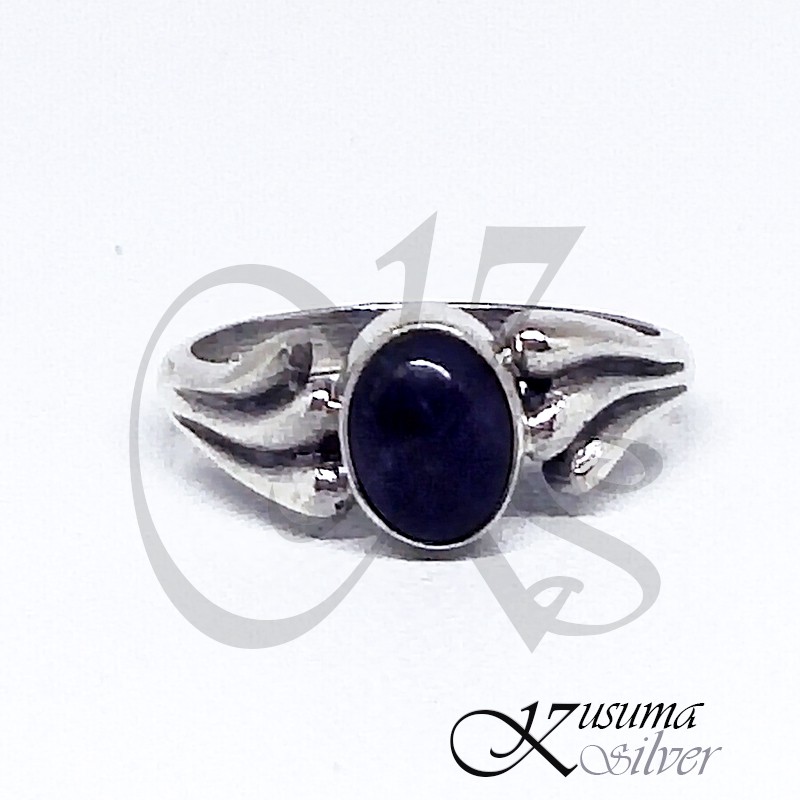 Cincin Ring Perak Silver Bali Batu Oval Black Hitam Onyx Sirip Asli 925 Pria Laki Wanita Keren unik