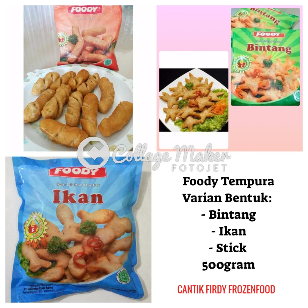 

TEMPURA OLAHAN IKAN by FOODY 500gram (STICK/IKAN/BINTANG)