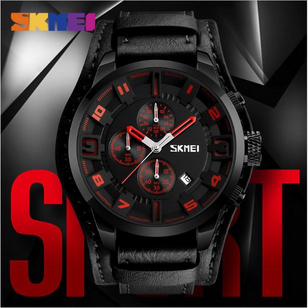 SKMEI 9165 Jam Tangan Pria Analog Chronograph WK-SBY