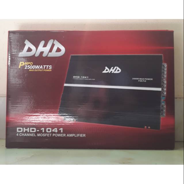 Power amplifier 4 channel DHD-1041 power 4 channel DHD-1041